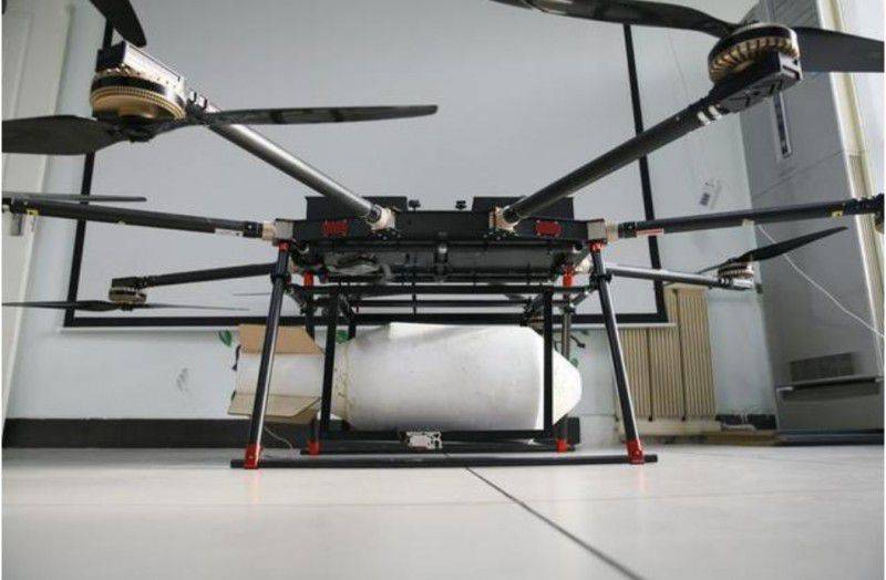 西北工業大學科研團隊成功研制出“消防滅火救援無人機”