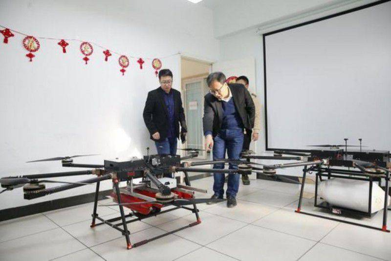 西北工業大學科研團隊成功研制出“消防滅火救援無人機”